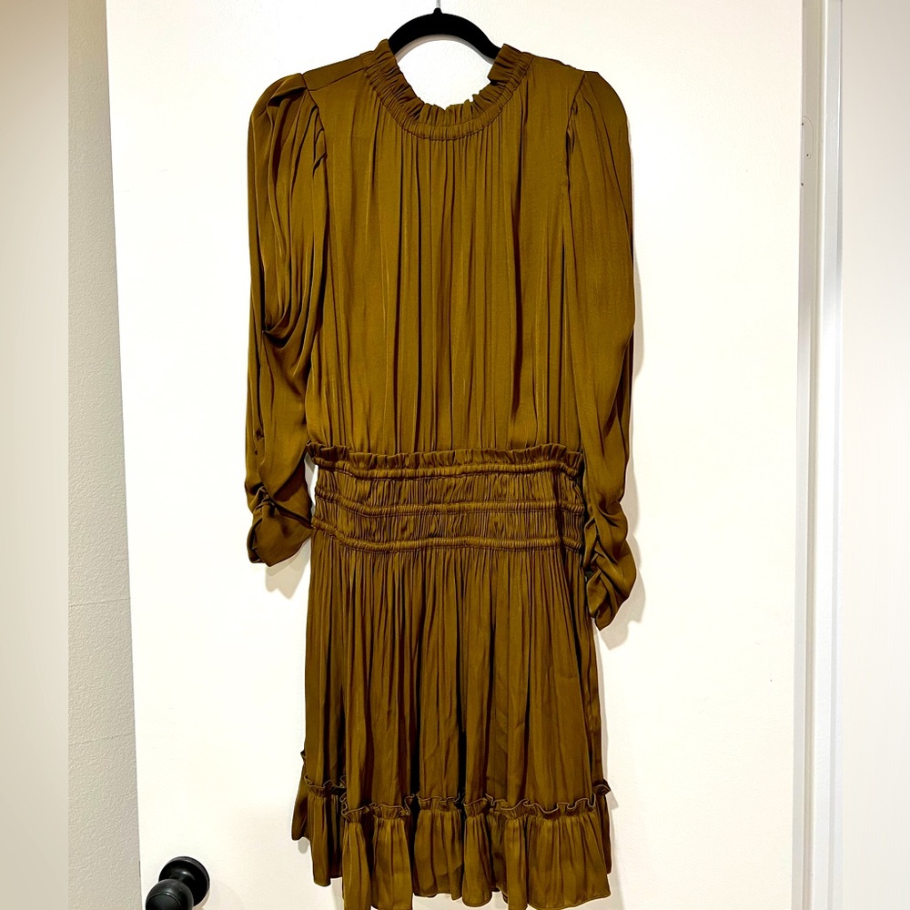 Long sleeve mini dress